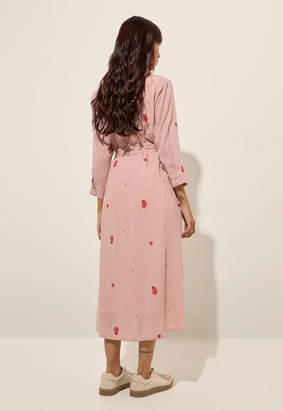 Pink stripe maxi