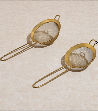 Giggle haus - gold strainer set ( pair )