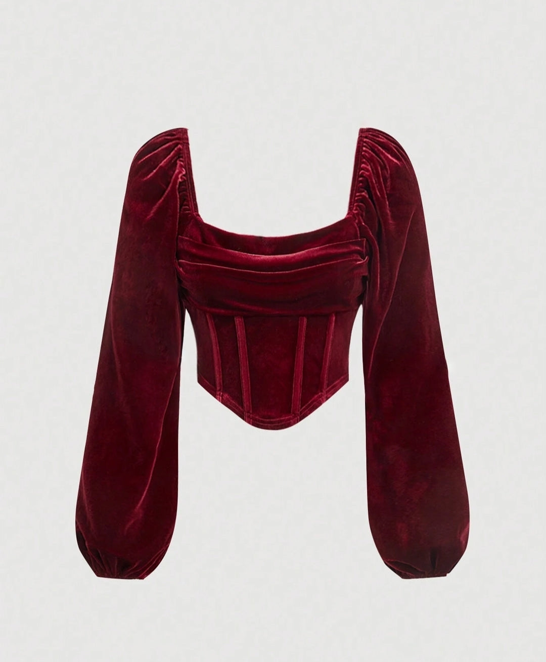 Giggle Haus Luxe Velvet Corset Top – Bold, Elegant & Unapologetically You!