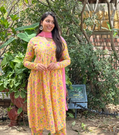 Warm Yellow Suit Set