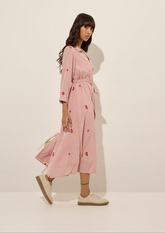 Pink stripe maxi