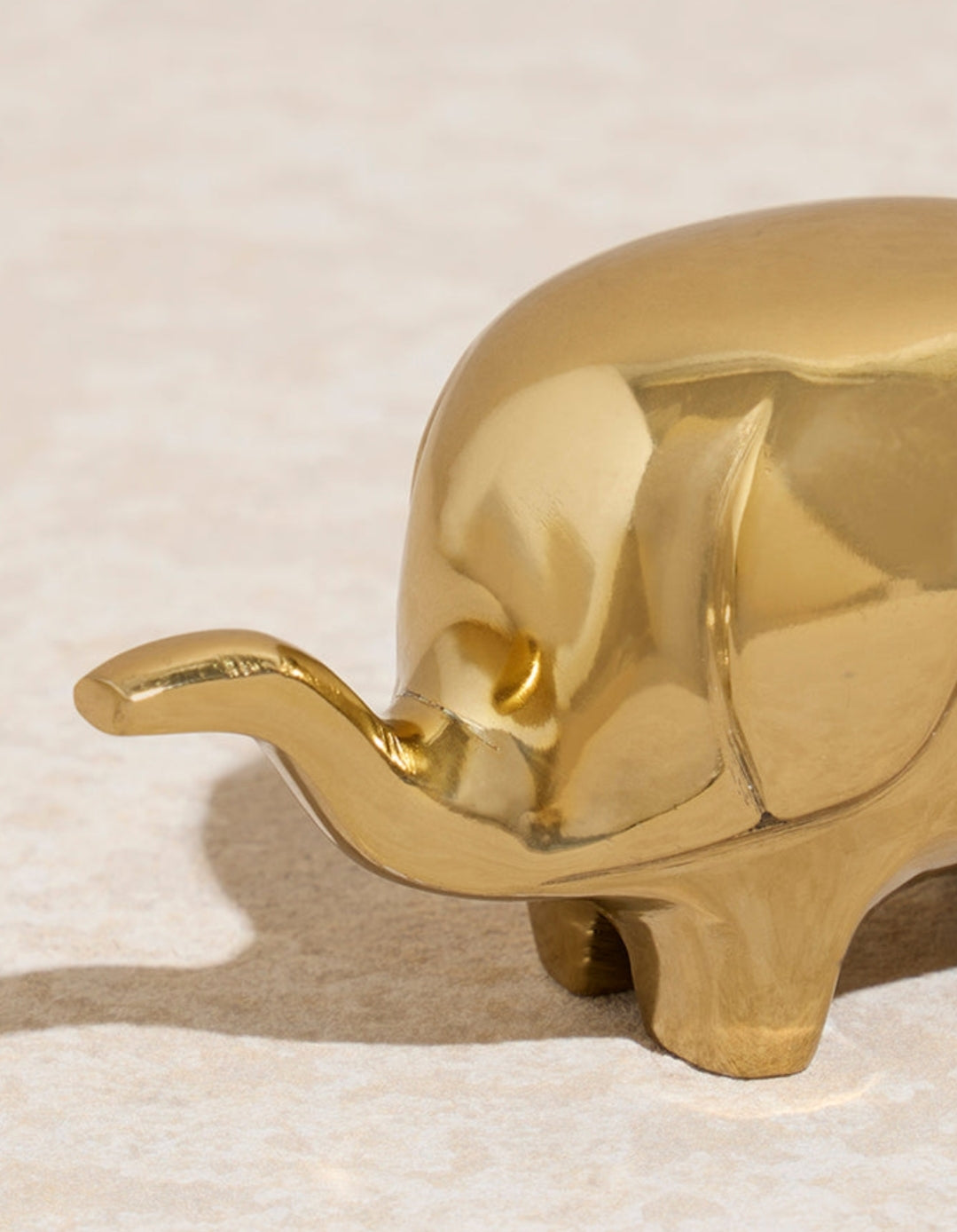 Home Gold Baby Elephant Decorative Object