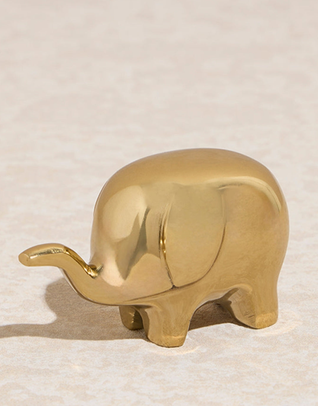 Home Gold Baby Elephant Decorative Object